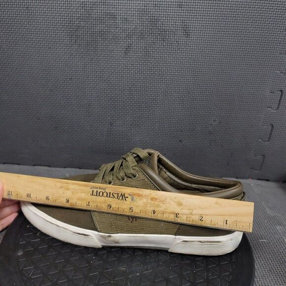 Polo Ralph Lauren Faxon Shoes Mens Sz 7 Green White Sneakers - Picture 8 of 8